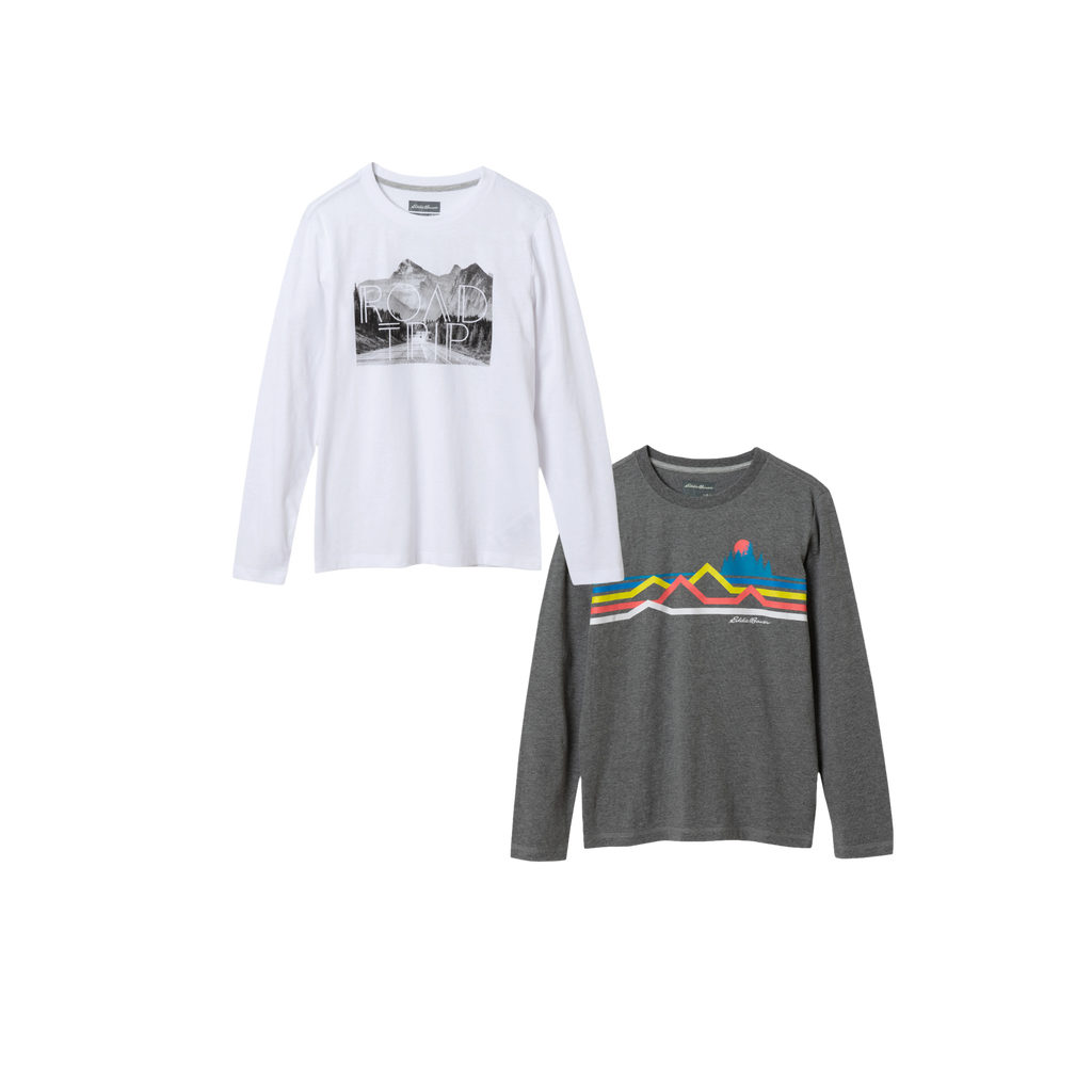 Boys Graphic Long-Sleeve T-Shirt - 2 Pack