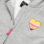 Girls Camp Fleece Faux Shearling-Lined Hoodie