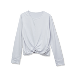 Girls Trail Twist Front LS Top