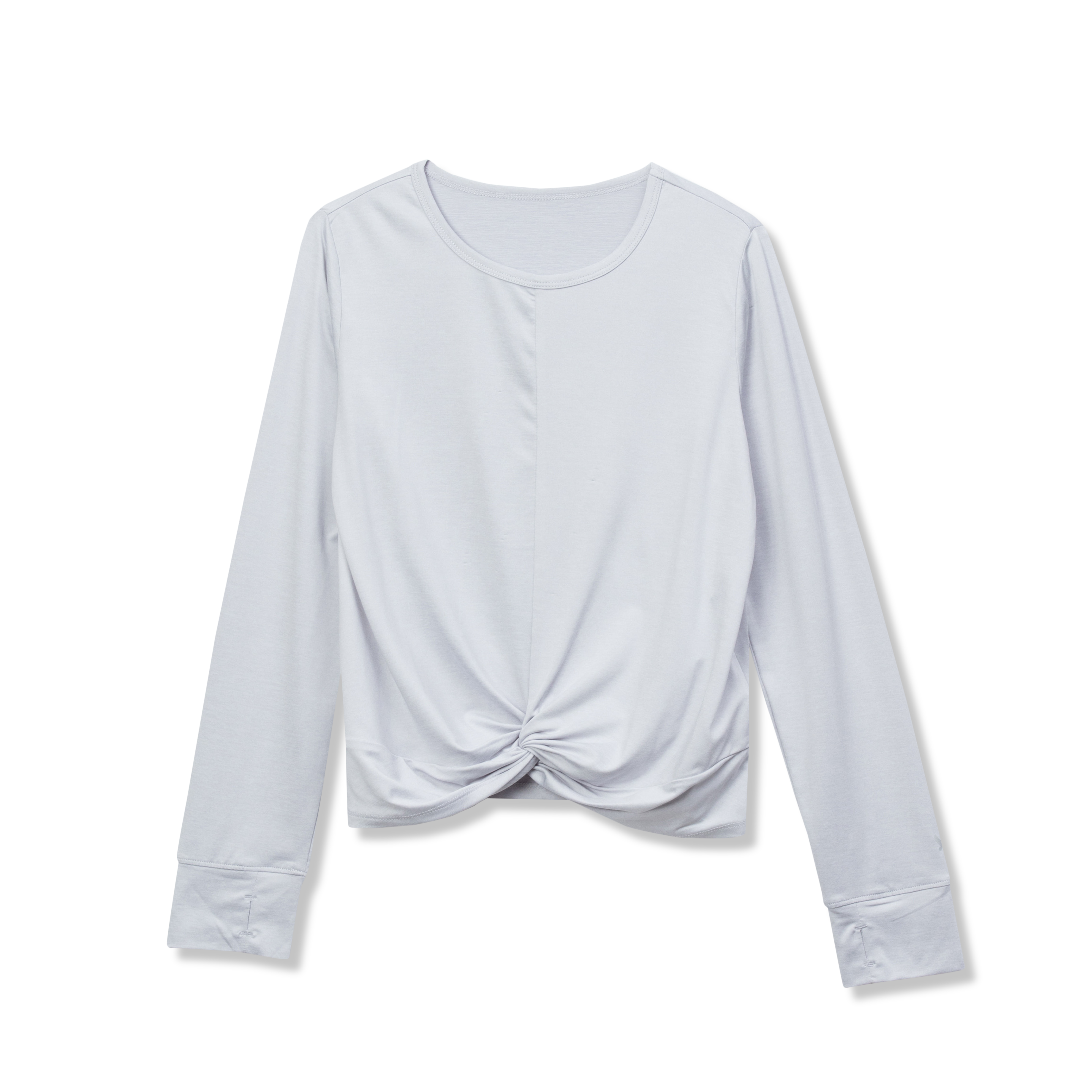 Girls Trail Twist Front LS Top