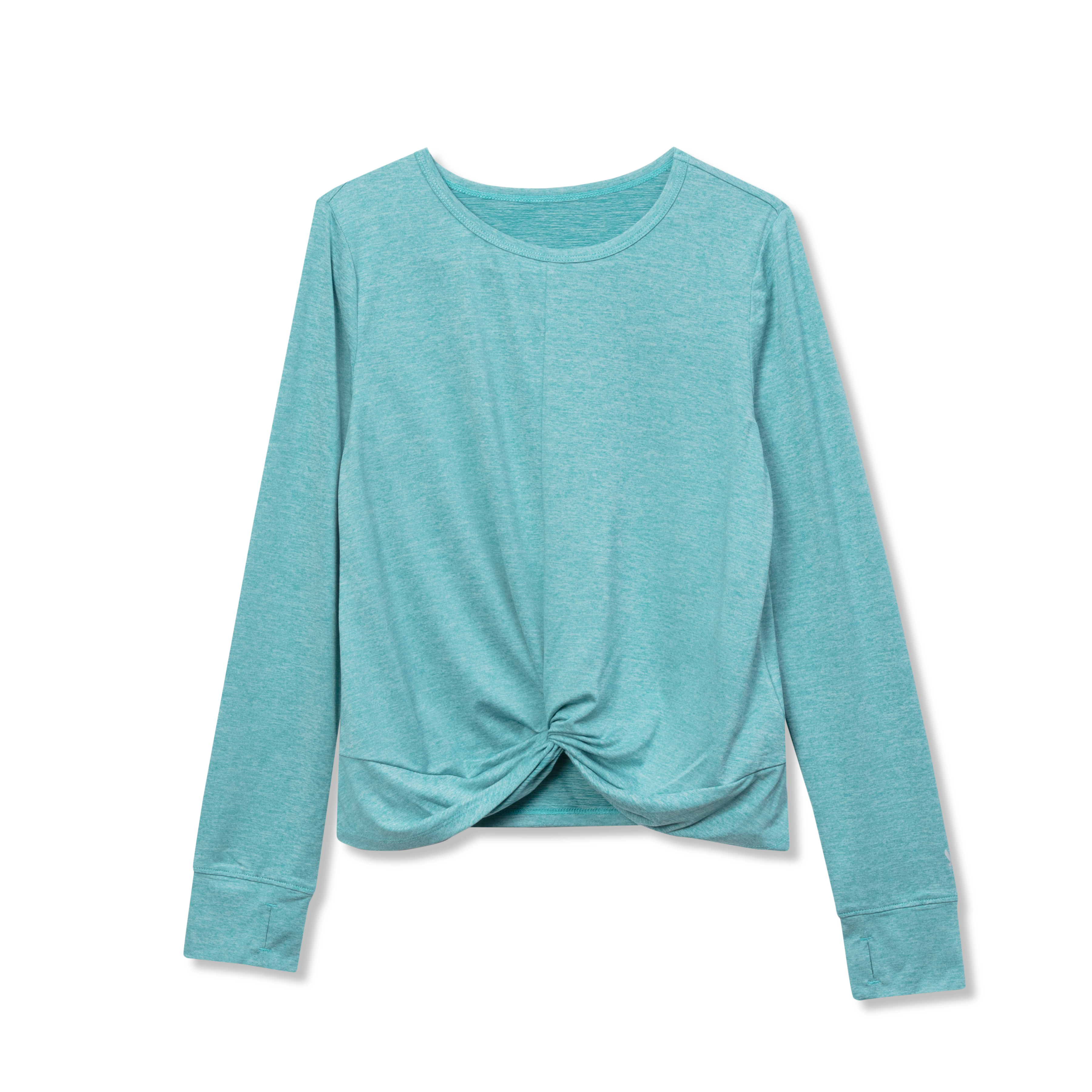 Girls Trail Twist Front LS Top