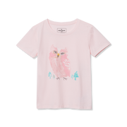 Girls Graphic Short Sleeve Tee - BLUSH