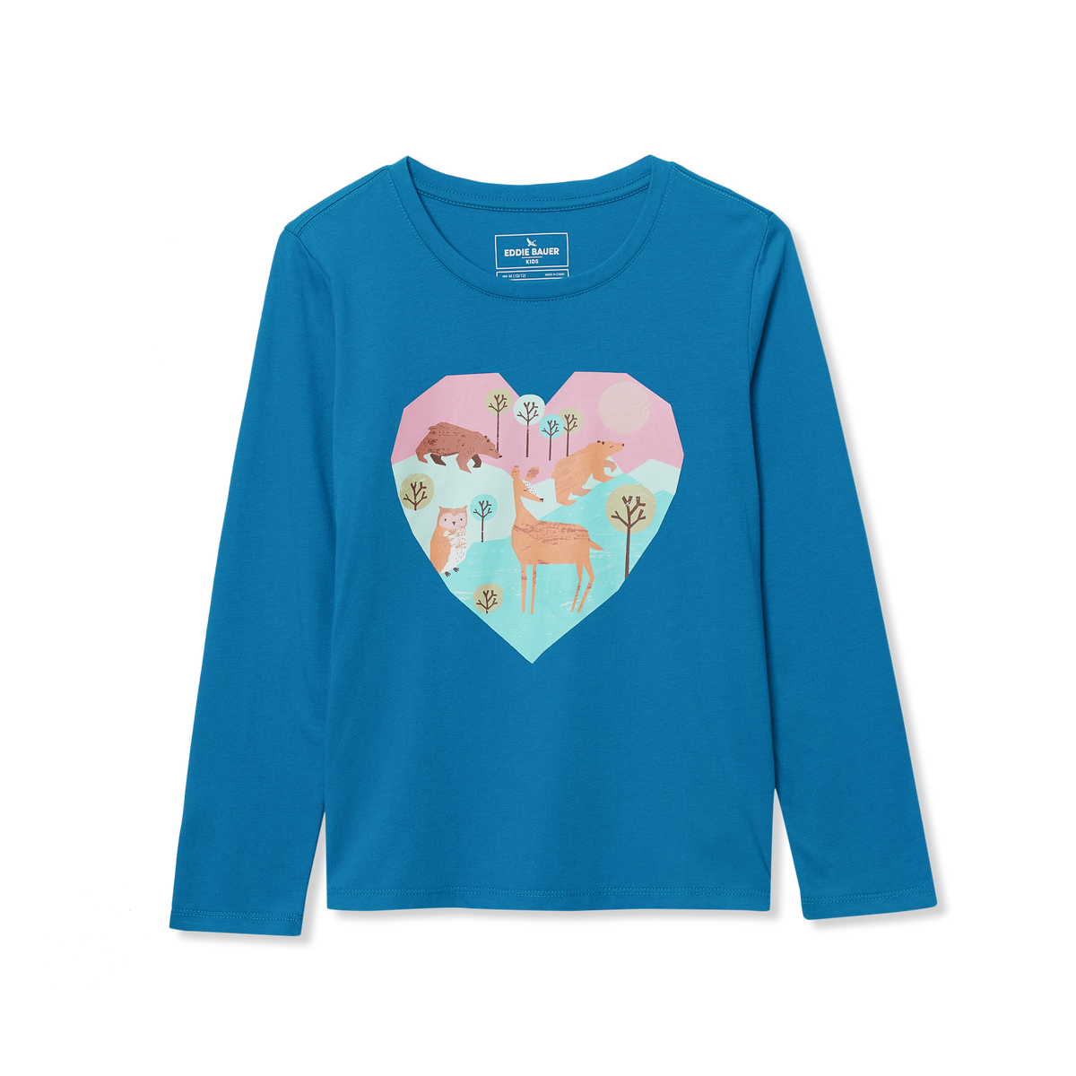 Girls Graphic Long Sleeve Tee