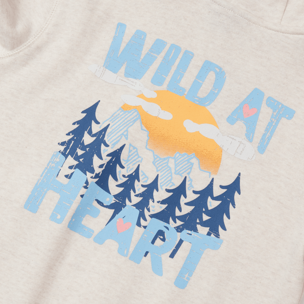 Girls Graphic Camp Fleece Hoodie