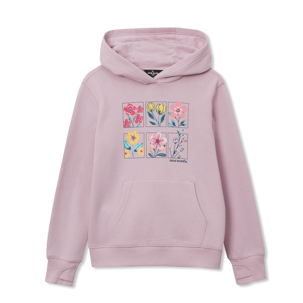 Girls Graphic Camp Fleece Hoodie
