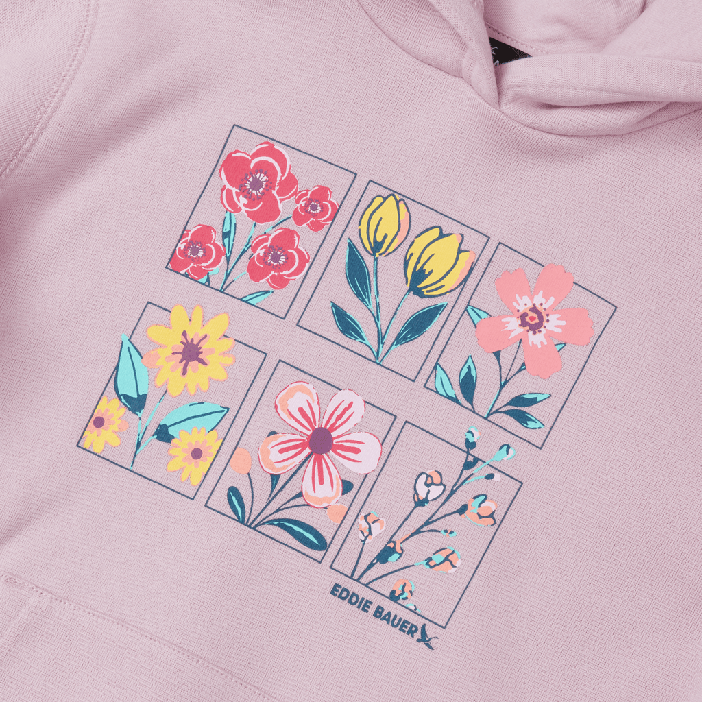 Girls Graphic Camp Fleece Hoodie