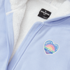 Girls Camp Fleece Faux Shearling-Lined Hoodie