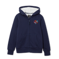 Girls Camp Fleece Faux Shearling-Lined Hoodie