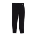 Girls Plush Lined Leggings - Heather