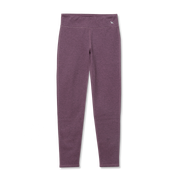 Girls Plush Lined Leggings - Heather - MAUVE