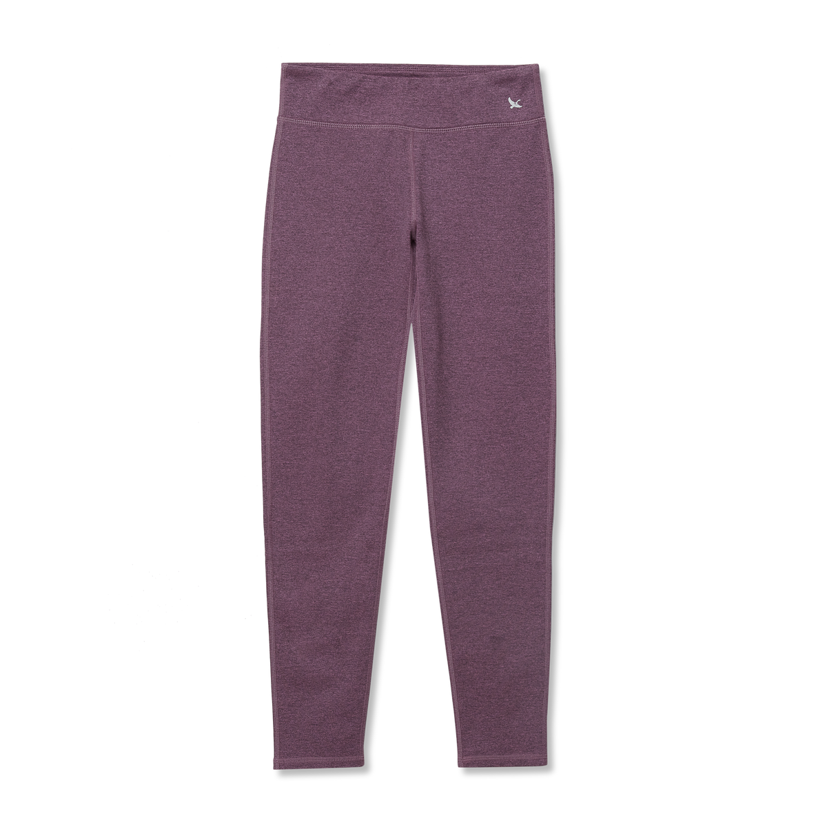 Girls Plush Lined Leggings - Heather