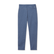 Girls Plush Lined Leggings - Heather - NAVY BLUE