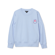Girls Cozy Fleece Crew - LAVENDER