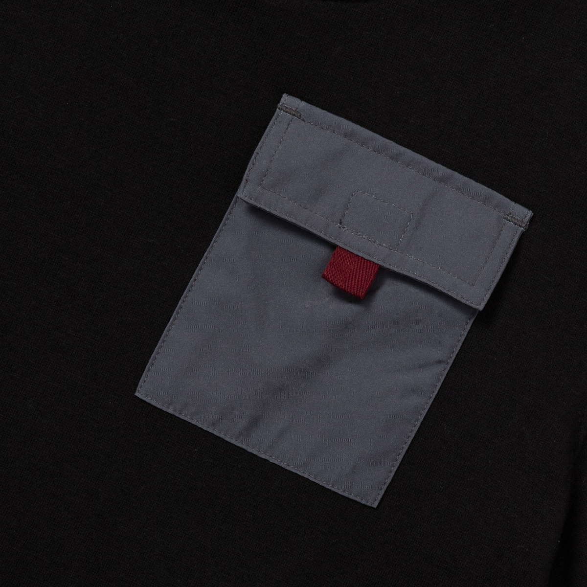 Boys Camp Fleece Pocket Crewneck