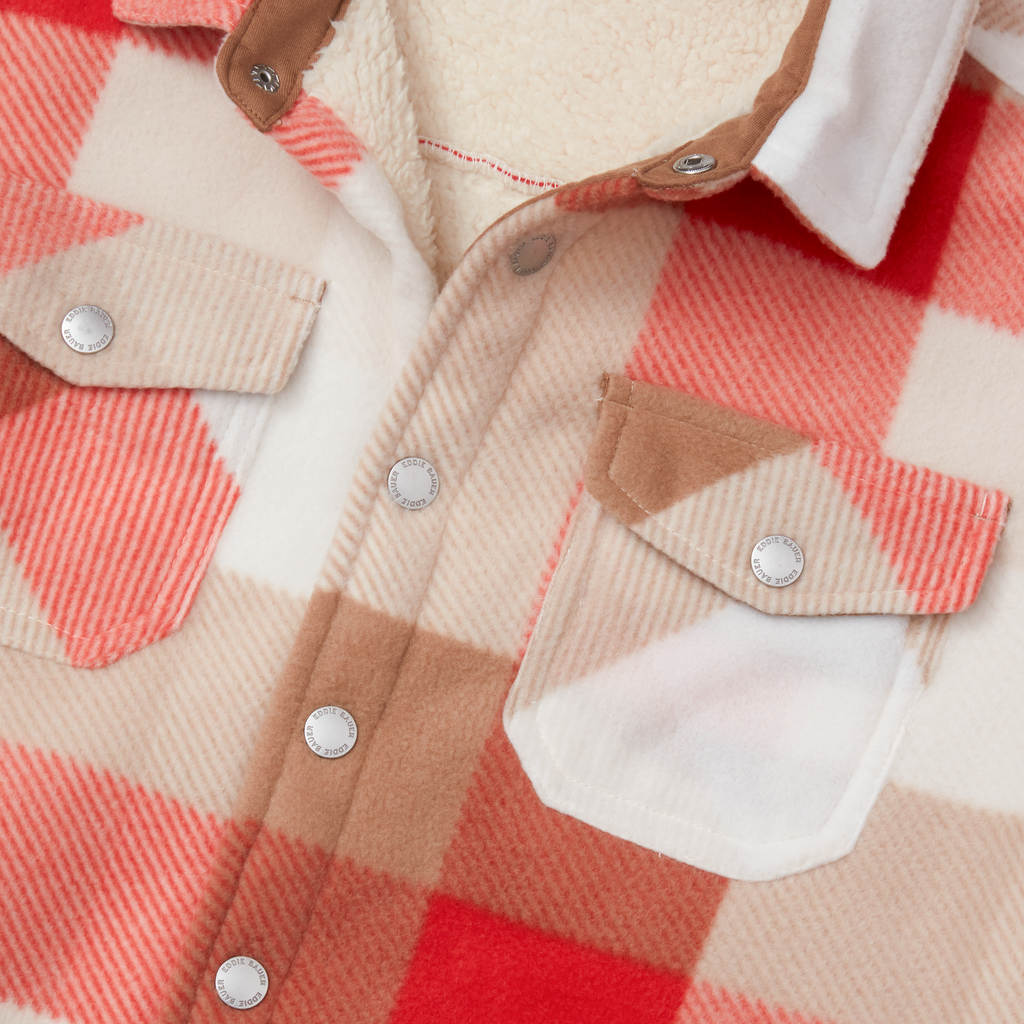 Boys Faux Shearling Shacket