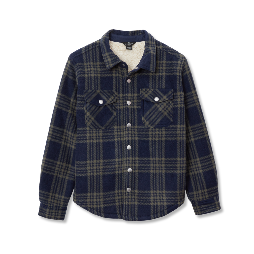 Boys Faux Shearling Shacket