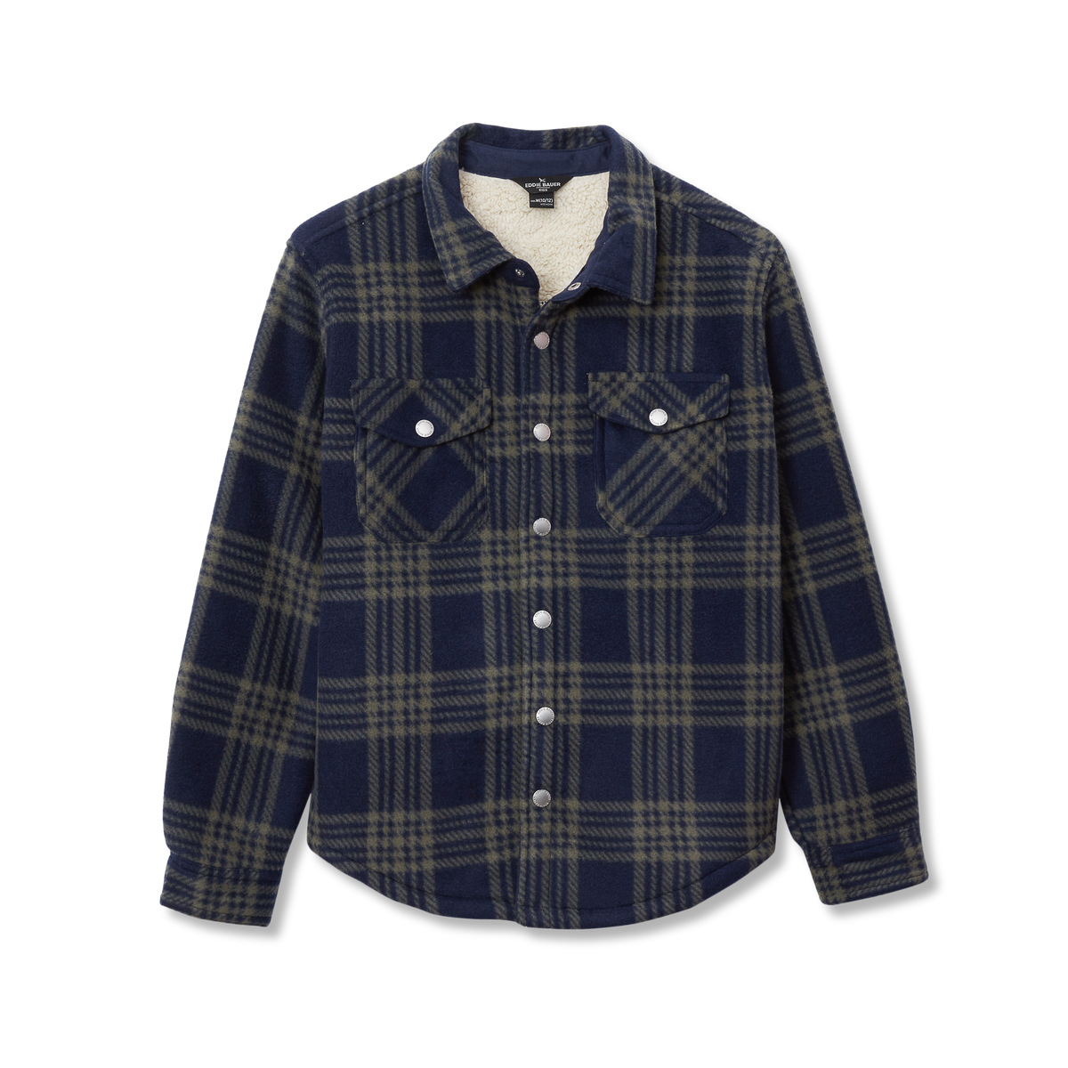 Boys Faux Shearling Shacket