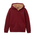 Boys Camp Fleece Faux Shearling-Lined Hoodie