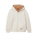 Boys Camp Fleece Faux Shearling-Lined Hoodie