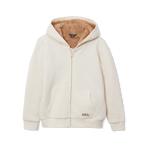 Boys Camp Fleece Faux Shearling-Lined Hoodie