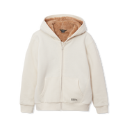 Boys Camp Fleece Faux Shearling-Lined Hoodie - RAINY DAY
