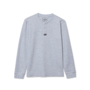 Boys Basin Thermal Henley - GRAY HEATHER