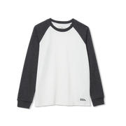 Boys Graphic Long-Sleeve Thermal Crew - EGRET