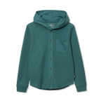 Boys Basin Thermal Hooded Button Down