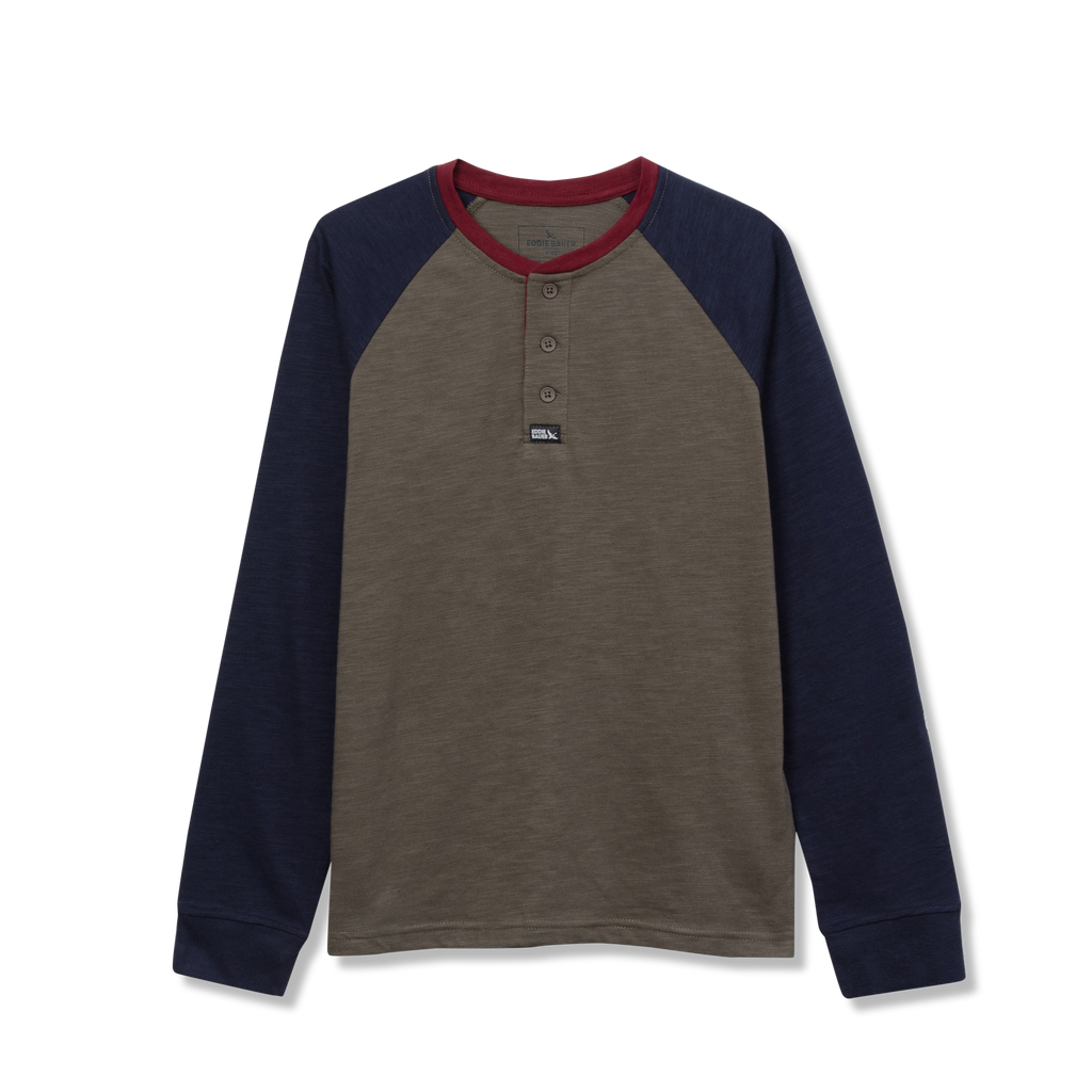 Boys Basin Henley Shirt