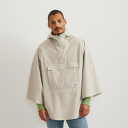 Cloud Cap Waterproof Stretch Packable Hooded Poncho - Pumice