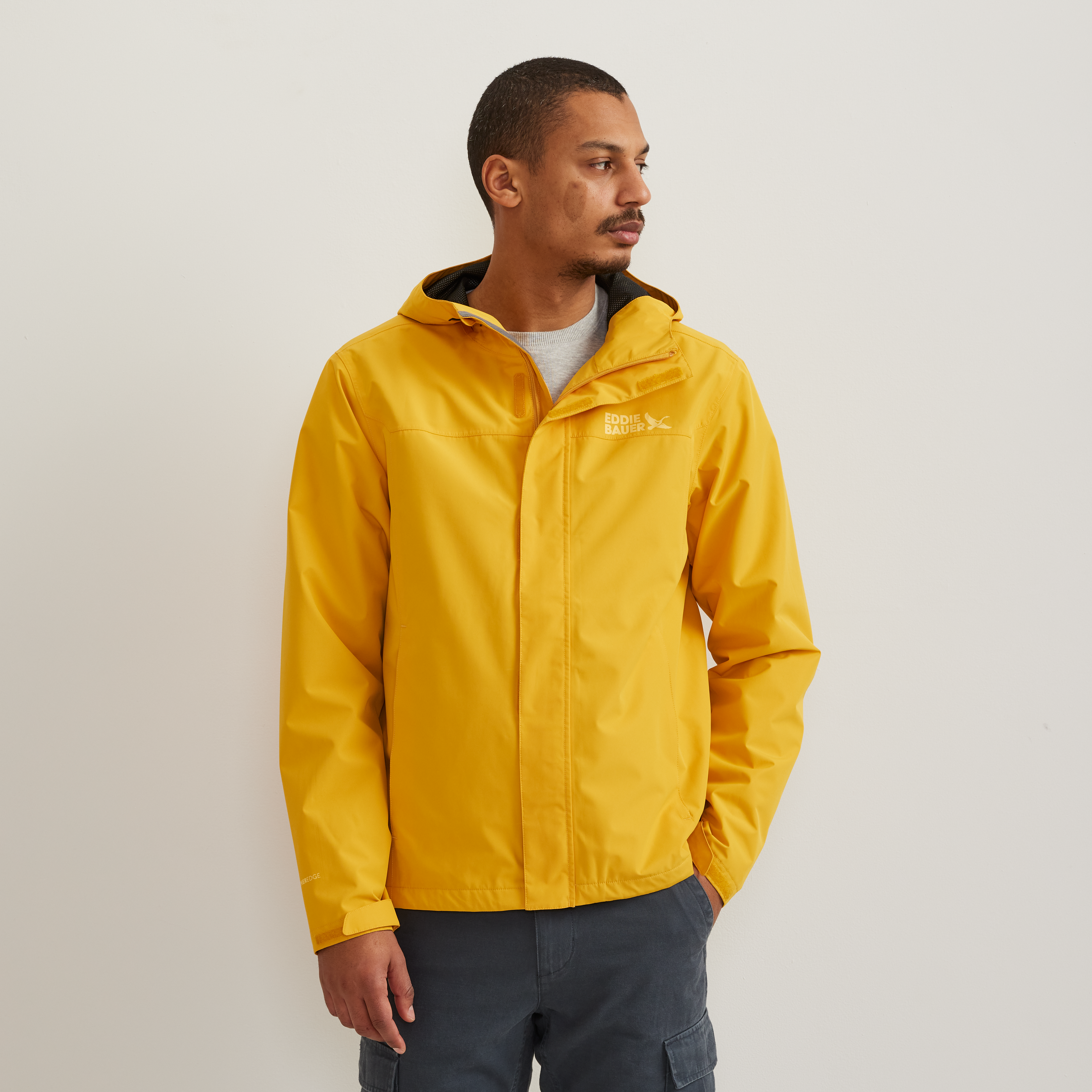 Men's Rain Trek Waterproof Packable Rain Jacket