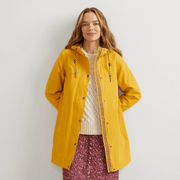 Women's Charly Waterproof Hooded Rain Parka - Dk Marigold