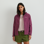 Women's Stratify Soft Shell Hoodie - Wine