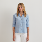 Women's Cotton Slub Long-Sleeve Shirt