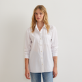 Women's Poplin Button Down Shirt