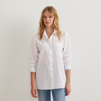 Women's Poplin Button Down Shirt