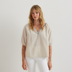 Women's Embroidered Trim Shirt