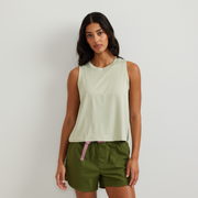 Women's Surreal Travel Tank - Honeydew