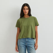Women's Lightwave Short-Sleeve T-Shirt - Stripe - Palm