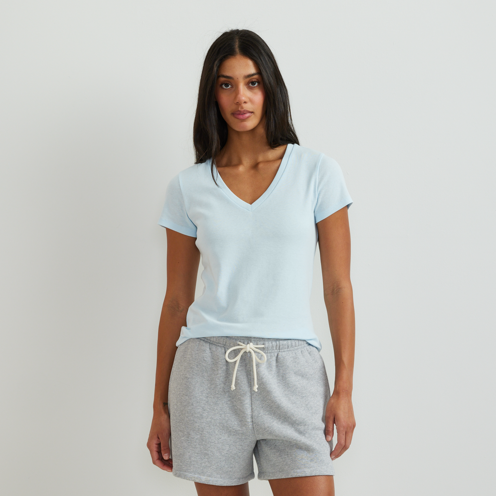 Women's Everyday Short-Sleeve V-Neck T-Shirt