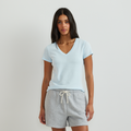 Women's Everyday Short-Sleeve V-Neck T-Shirt