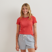 Women's Everyday Short-Sleeve Crewneck T-Shirt - Rhubarb