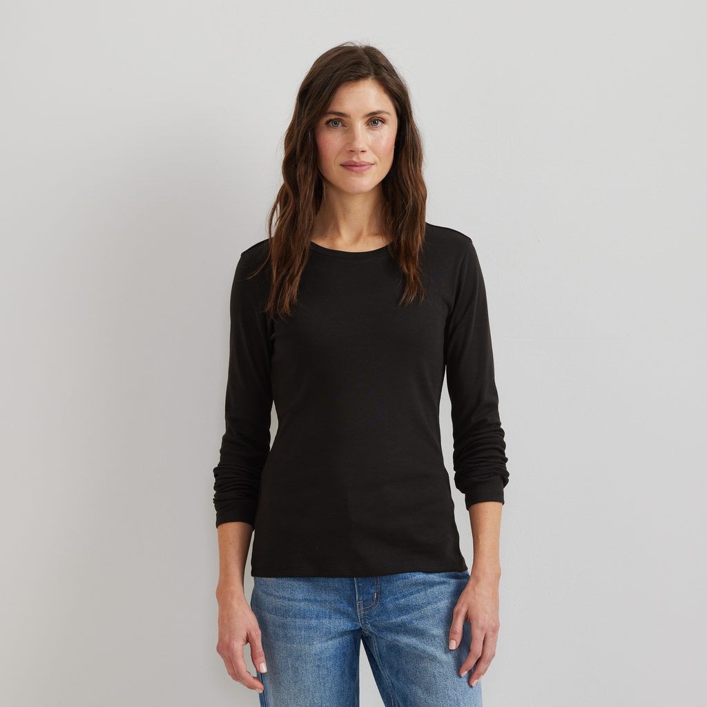 Women's Everyday Long-Sleeve Crewneck T-Shirt