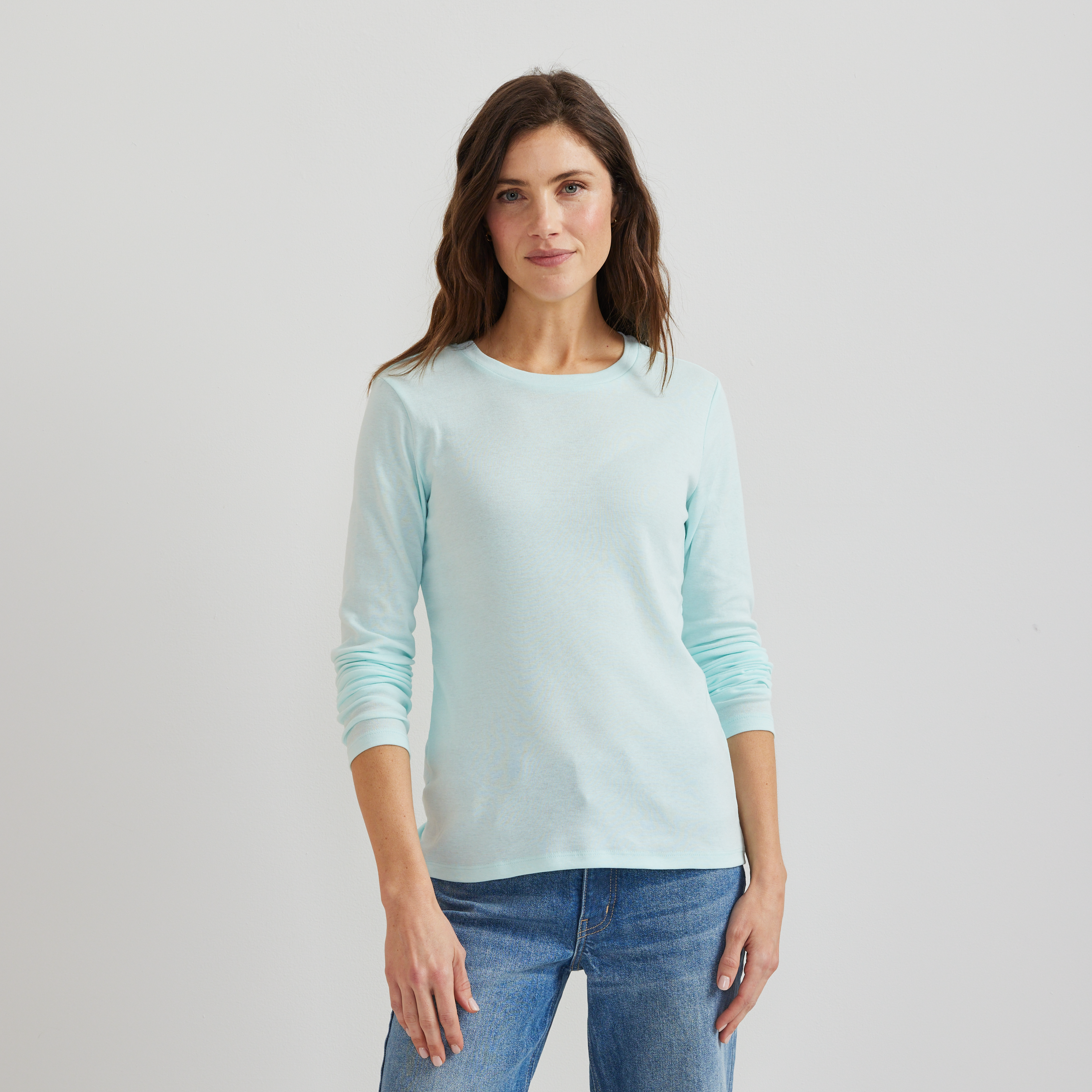 Women's Everyday Long-Sleeve Crewneck T-Shirt