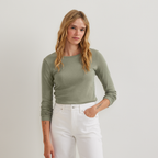 Women's Everyday Long-Sleeve Crewneck T-Shirt