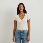 Women's Pointelle Dobby Shirt