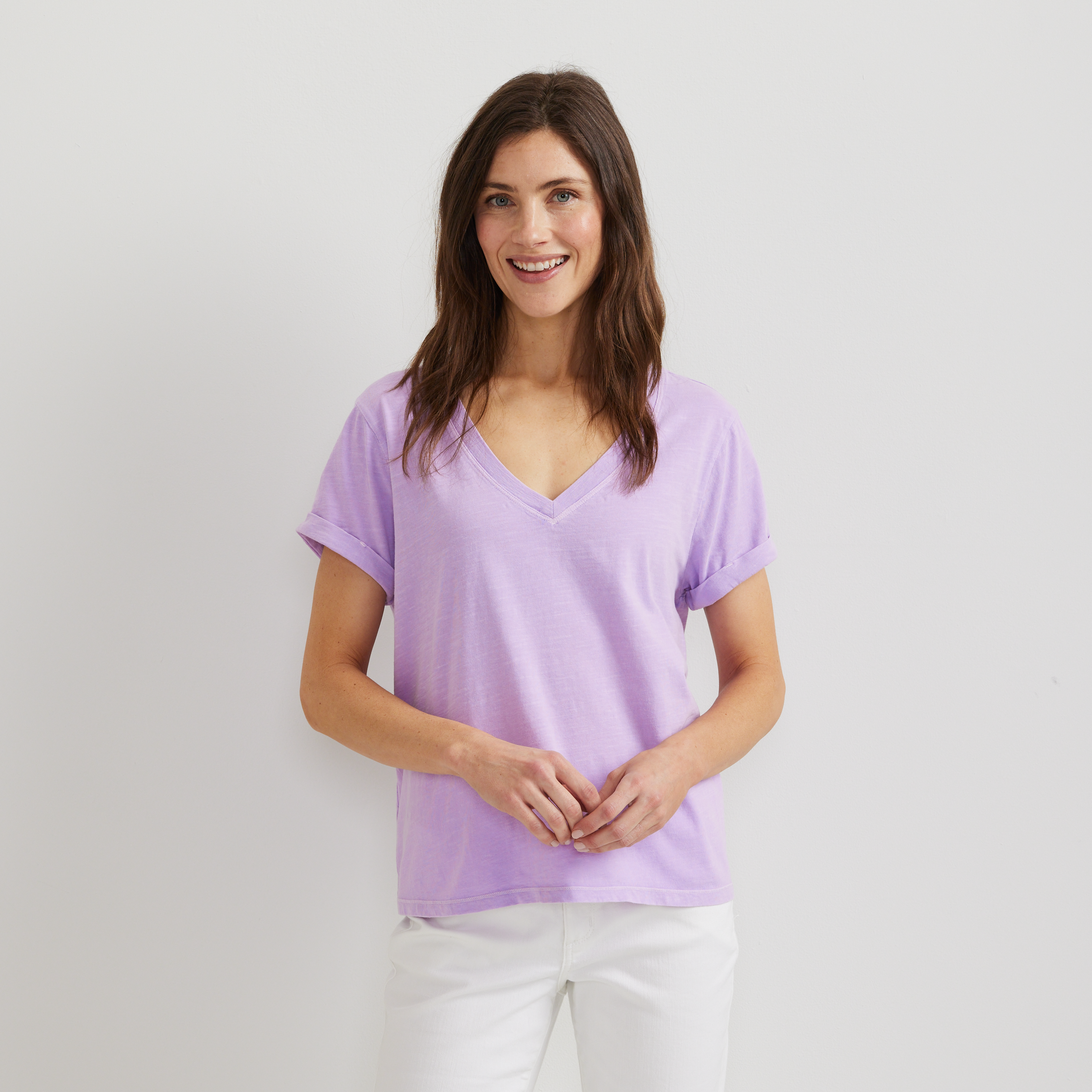 Women's Sunwashed V-Neck T-Shirt