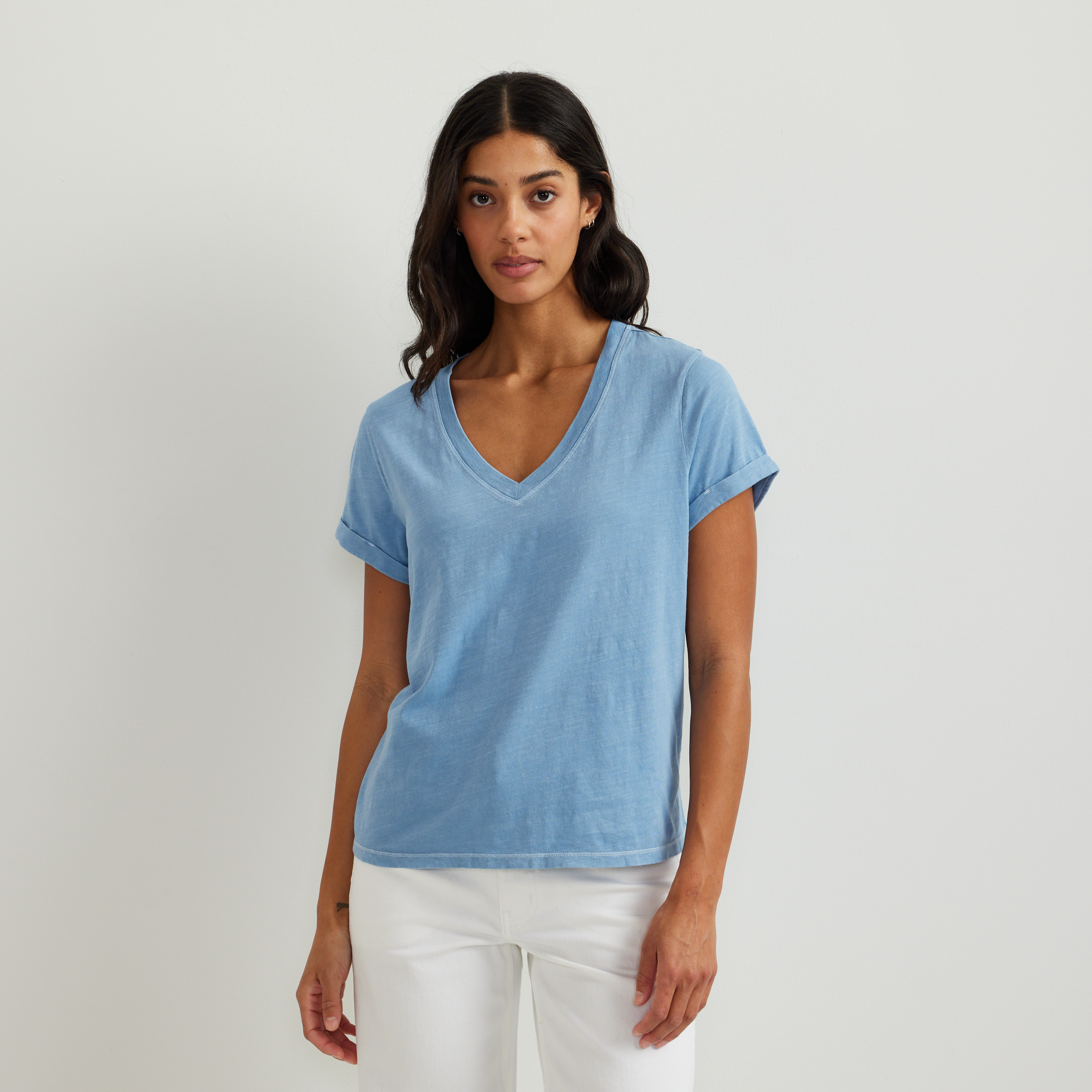 Women's Sunwashed V-Neck T-Shirt