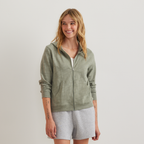 Women's Waverly Cotton Slub Full-Zip Sweatshirt