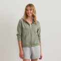 Women's Waverly Cotton Slub Full-Zip Sweatshirt